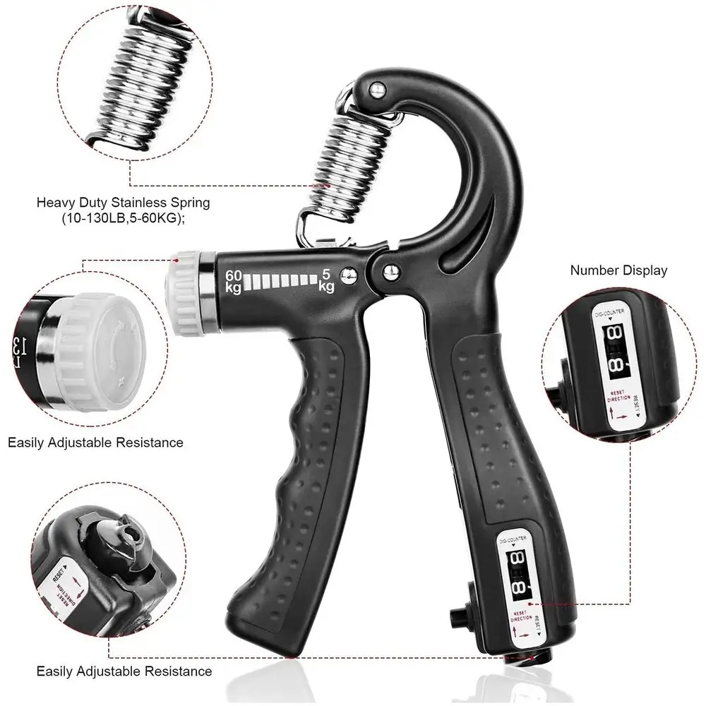 HI5 ADJUSTABLE COUNTING HAND GRIPPPER