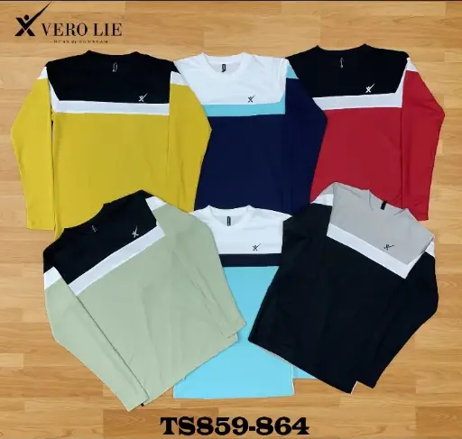 VERO LIE ROUND NECK TSIRT FULL SLEEVES