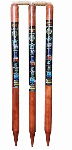 BADSHAH WOODEN CRICKET STUMP SMALL