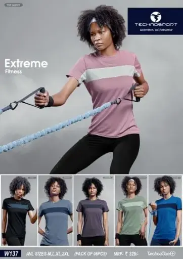 TECHNOSPORT GIRLS TSHIRT W-137