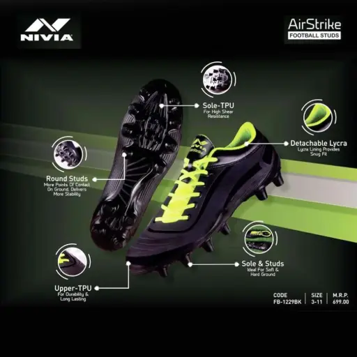NIVIA FOOTBALL STUD AIR STRICK